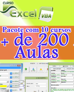 Pacote com 10 Cursos