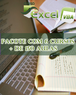 Pacote com 6 Cursos